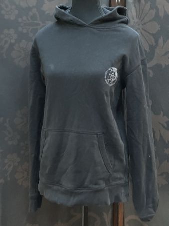 Felpa con cappuccio Diesel nera, taglia M