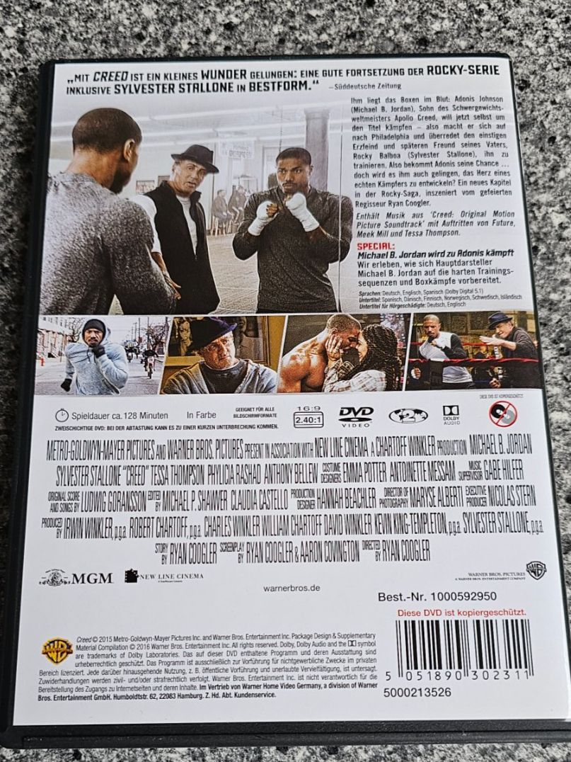 Tutti i DVDs: CREED- ROCKY'S LEGACY/ DVD – Usato da Geuensee venduto da jes_9xyk 1