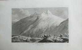 Grimsel Originalkupferstich von le Barbier 1780