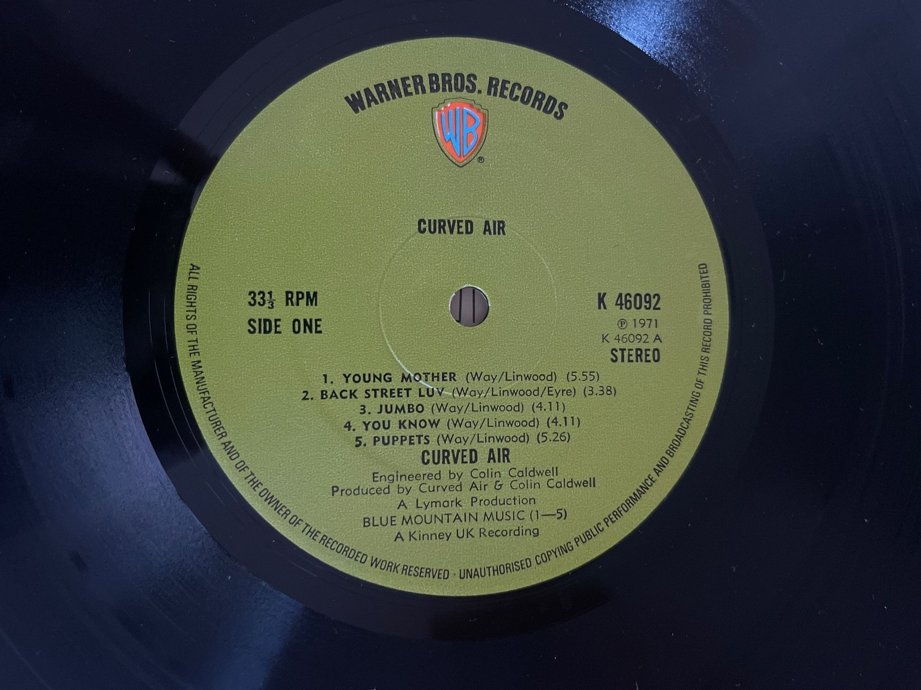 Dischi in vinile: A764/Curved Air Second Album – Usato da Frutigen venduto da Philippe_jsp 2