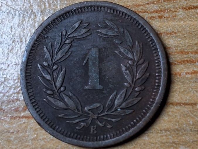 Tutti le monete: 1 Rappen 1906 - sehr schön! – Usato da Münchenstein venduto da purbach1 7