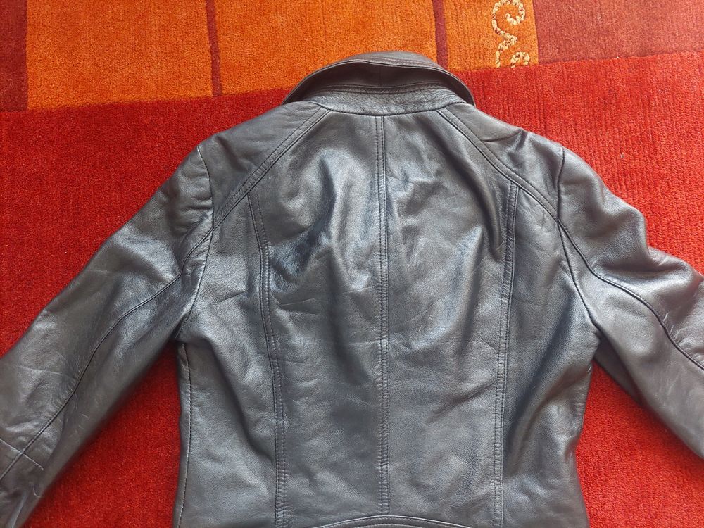 Morgan Giacche: Schwarze Morgan Kalbs- Lederjacke, Grösse 36 – Top Zustand! – Usato da Hochwald venduto da hupelcord 6