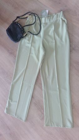Pantalon vert pistache H&M, taille M, NEUF