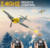BF-109 Messerschmitt, Spw 400mm, RTF Komplett Set mit Gyro