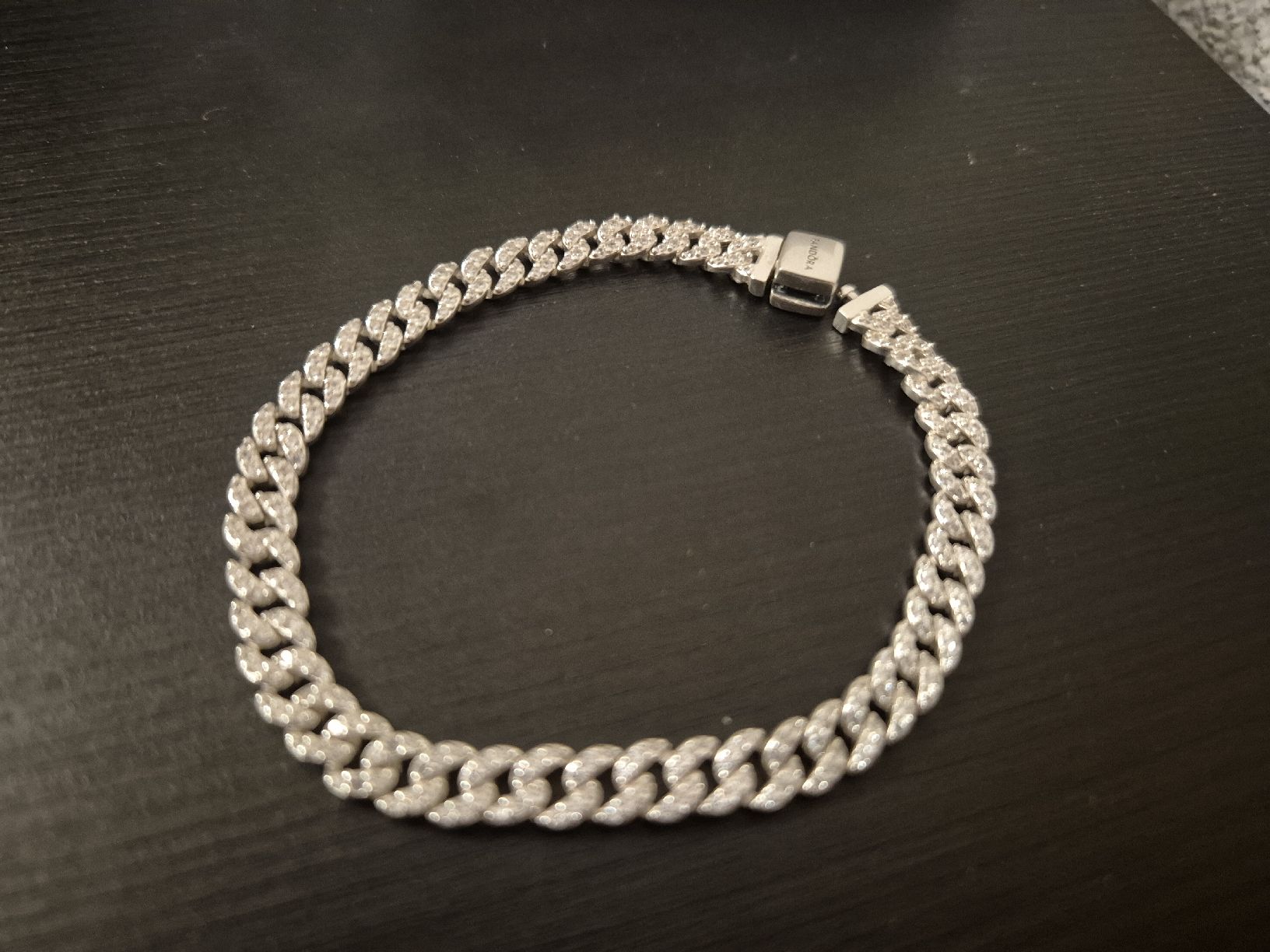 Pandora Armbänder & -reifen: Pandora Cuban Silber Armband 20cm – Gebraucht aus Muhen von Savana16