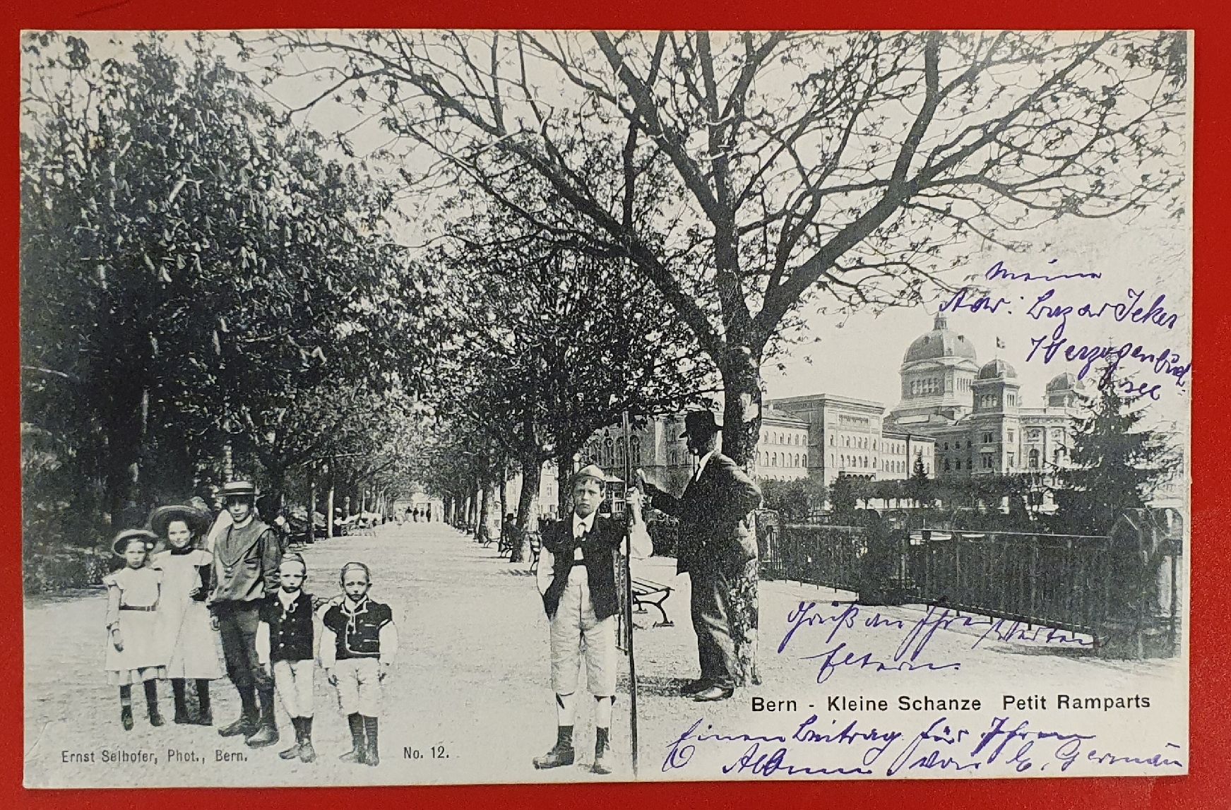 Cartoline postali: Bern 1905 - Kleine Schanze, belebt – Usato da Kreuzlingen venduto da Rschweiz1