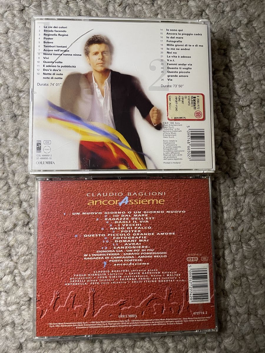 CD: 2x Claudio Baglioni – Usato da Reinach AG venduto da trigger7811 2