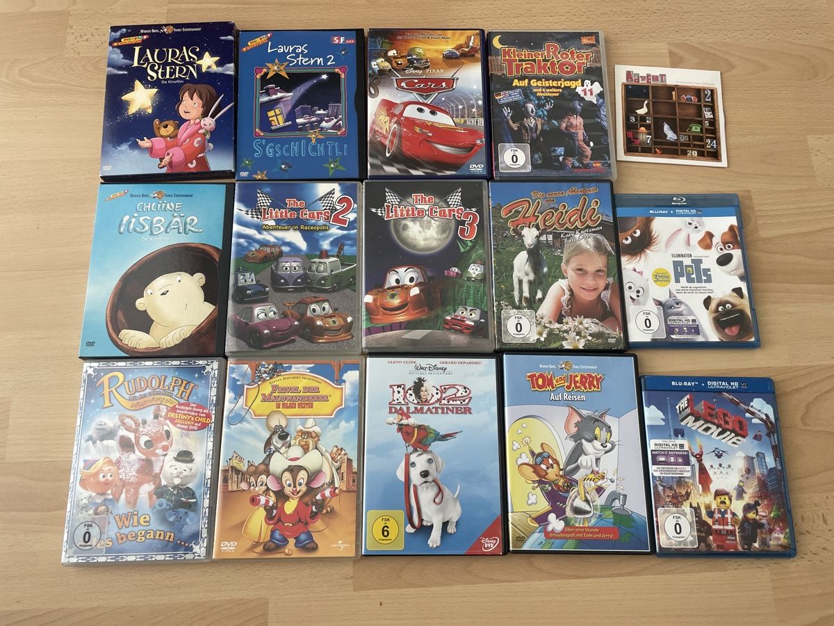 Alle DVDs: DVD Kinder 14 Stk. – Gebraucht aus Brislach von Kikobri