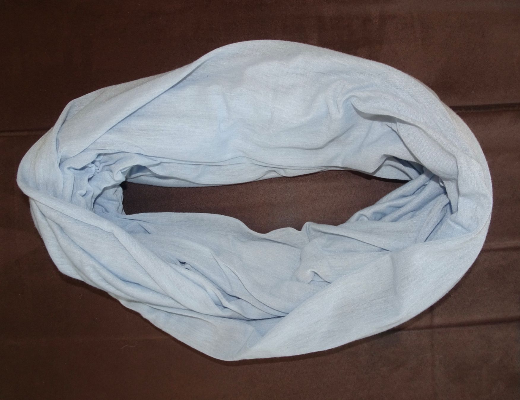 Foulard & Sciarpe: Echarpe tube bleu clair – Usato da Châtelaine venduto da Gio54321