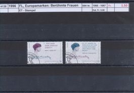 1996 FL, "Europamarken", ET - Stempel