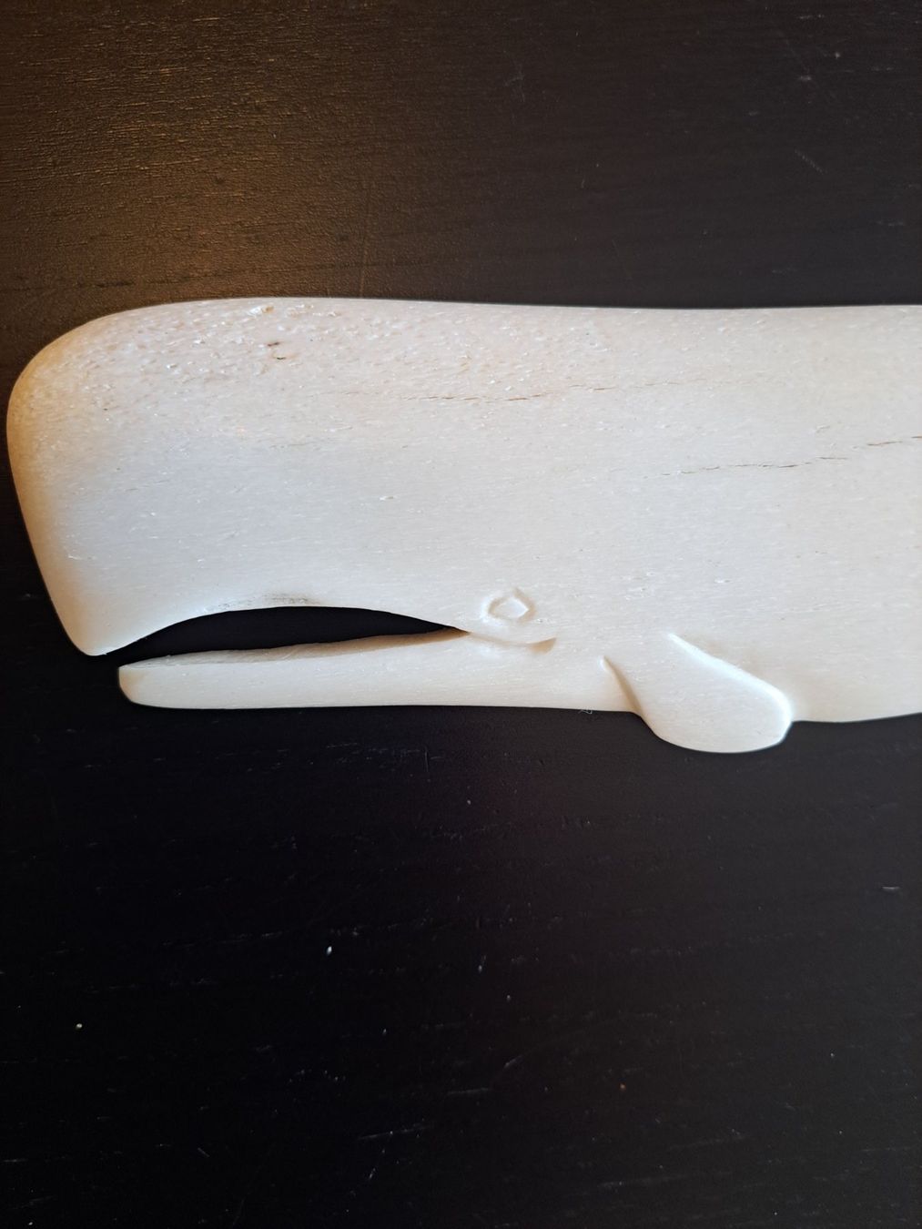 Statuette: schöne Whalebone Handarbeit Tonga Insel 80er Jahre – Usato da Riehen venduto da Appia48 1