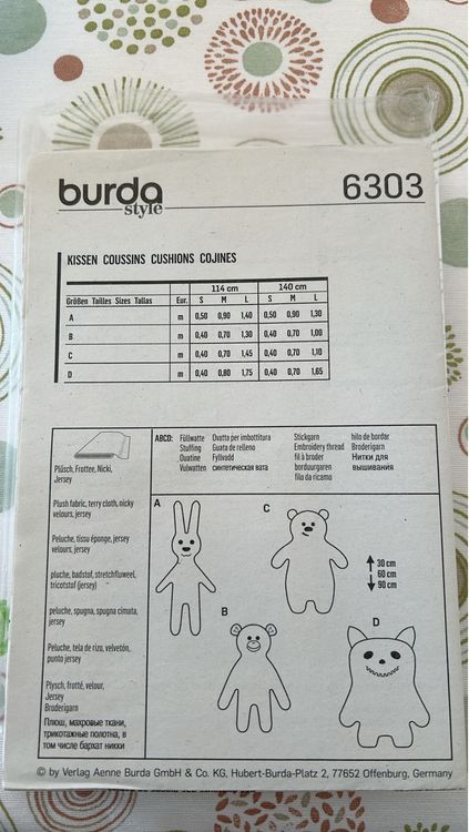 SIMPLICITY Cartamodello SS9972OS Per Cucire Uccelli Di Peluche: Gufo, Canarino, Cardinale E Ghiandaia, Taglia Unica, Altezza Fino A 46 Cm - 4
