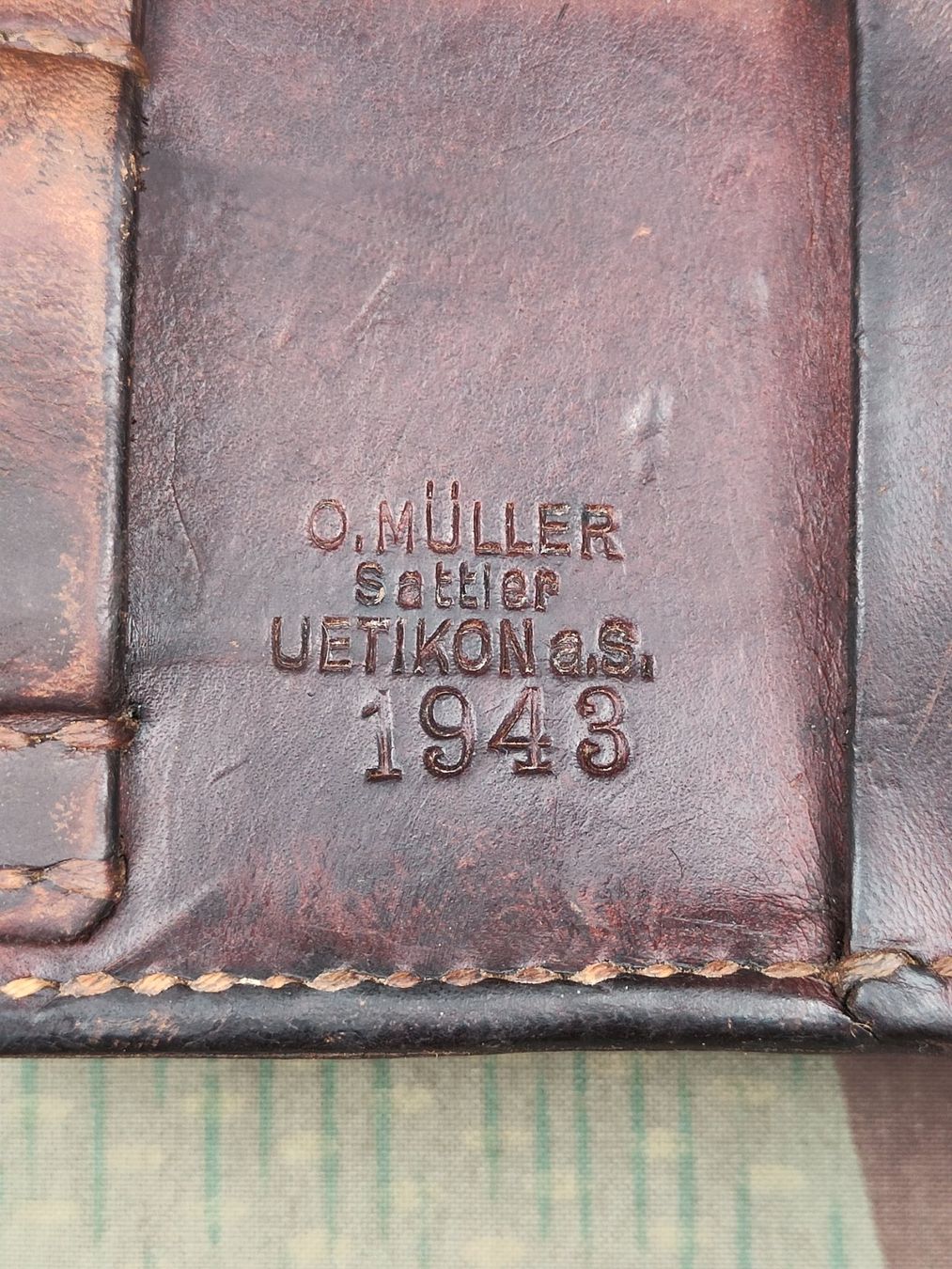 Schweizer Armee Uniformen: Patronentasche Ord. 1911/32, Variante 2 – Gebraucht aus Bauma von SwissMilitaria 3