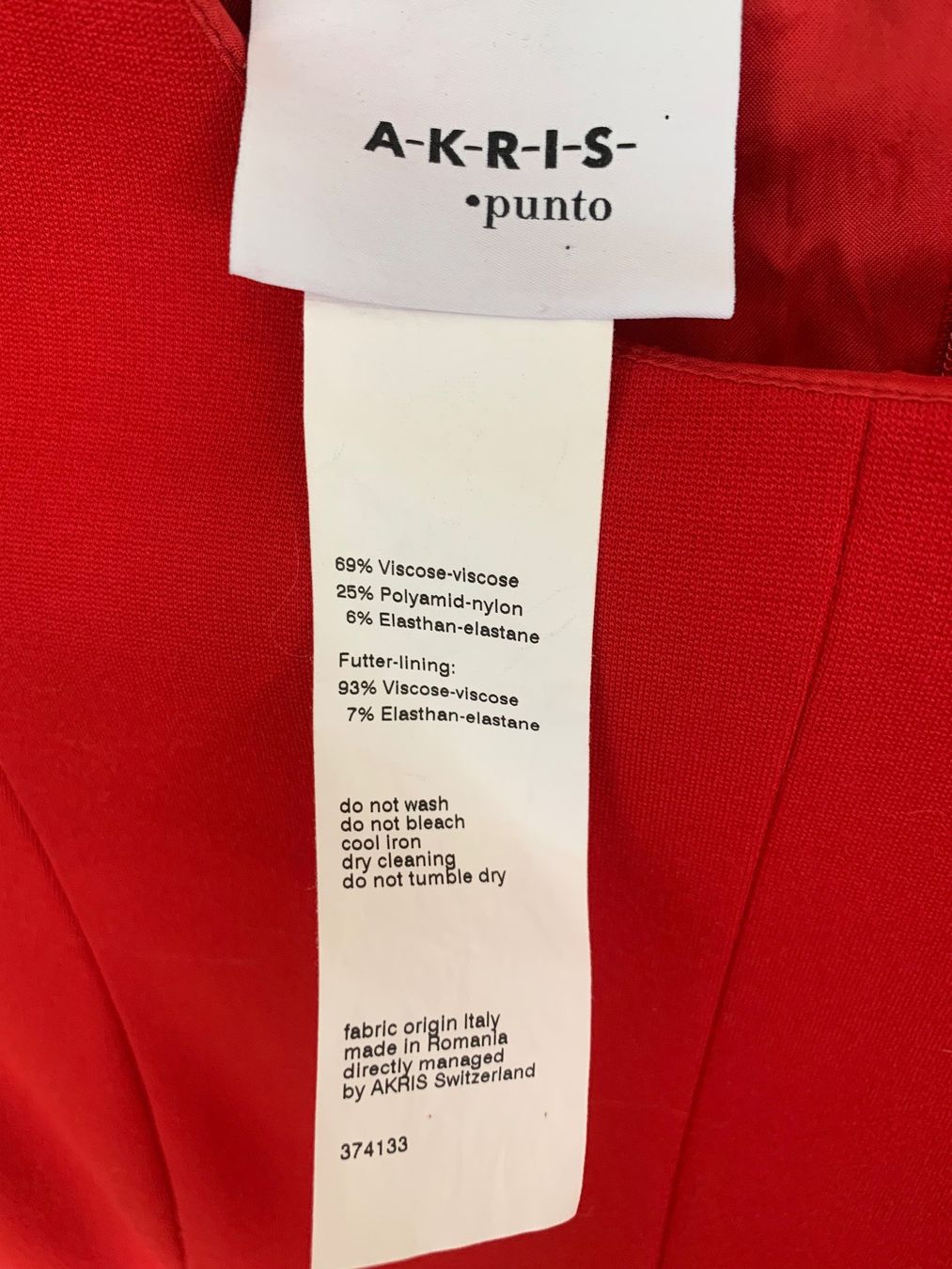 Akris Vestiti: Original Akris Kleid, neuwertig, rot  ❤️❤️ – Nuovo (secondo la descrizione) da Hombrechtikon venduto da Herbstsonne 5