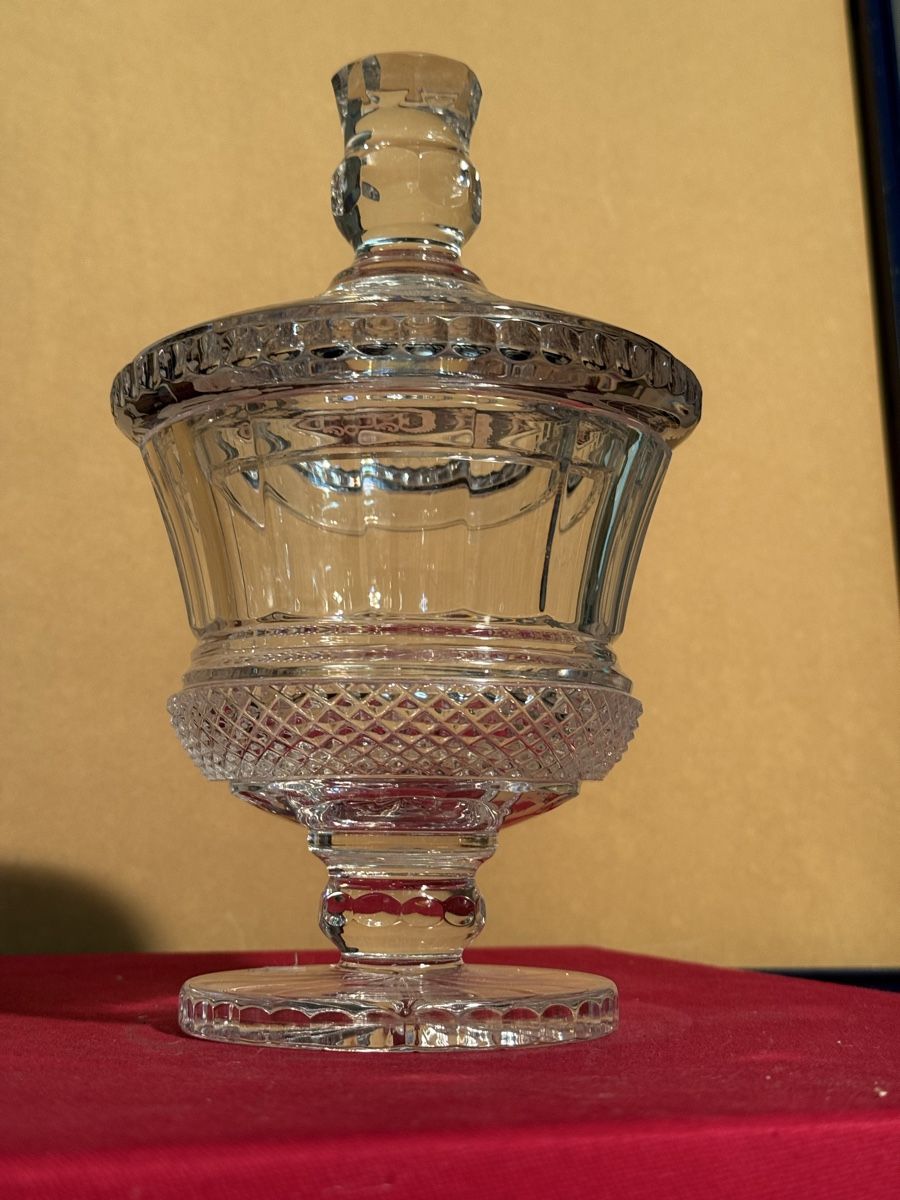 Zuccheriere: ANTIQUE BOHEMIAN RUBY CANDY DISH Bonbonniere – Usato da Lausanne venduto da vas_mbk2 3