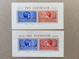 PJ 1937, 2 Blocks, postfrisch