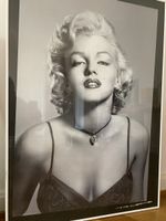 Bild Marilyn Monroe gerahmt Schwarzweiss Gross