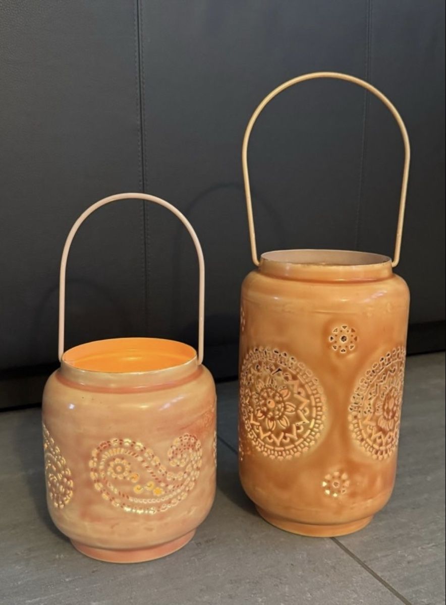 Laternen: 2 dekorative Windlichter / Laternen - orientalischem Muster – Gebraucht aus Menziken von sense83 8