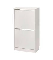 Shoe cabinet with 2 compartments