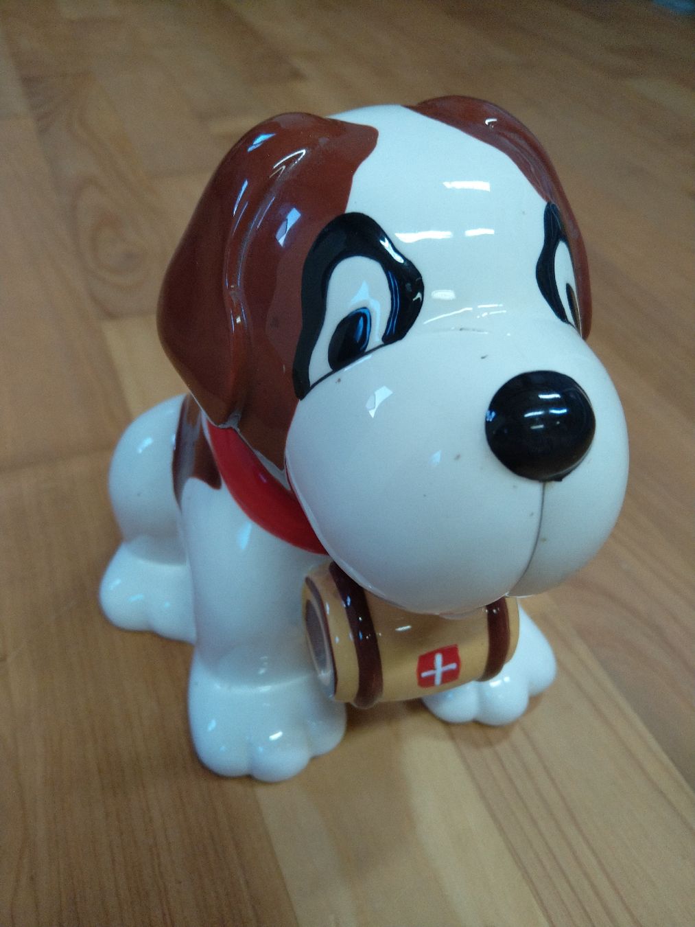 Statuette: Ceramic Dog Cookie Jar Swiss Design Flawed – Usato da Dierikon venduto da lismar13