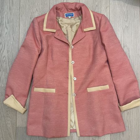 Partypris very chic large orange coral blazer