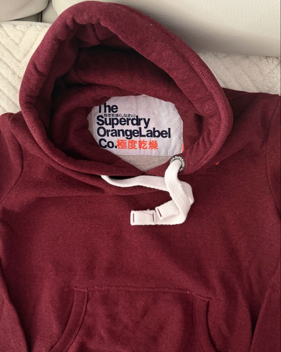 Superdry Maglioni & Felpe: Superdry sweat à capuche Orange Label taille S bordeaux – Nuovo e nell'imballaggio originale da Genève venduto da len_5q5n 1
