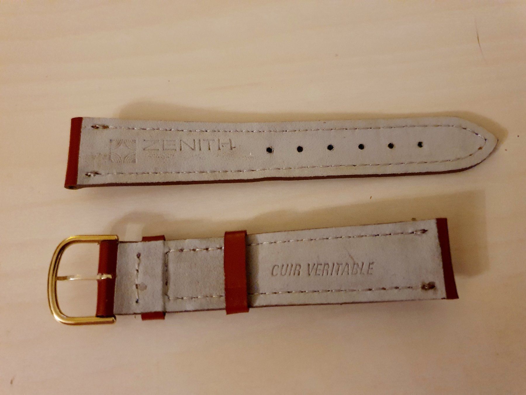 Bracelets: bracelet zénith cuir neuf – Neuf avec emballage d'origine à la Chaux-de-Fonds par Firenze6 1