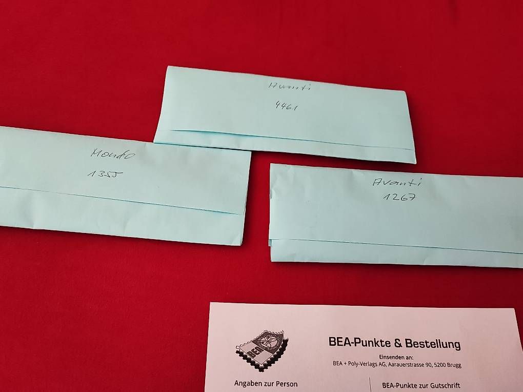 Raccolte di bollini & punti: Bea Punkte > 7000  – Usato da Untersiggenthal venduto da schnaegg8542
