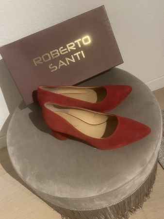 Elegante Roberto Santi Pumps 37 Rot