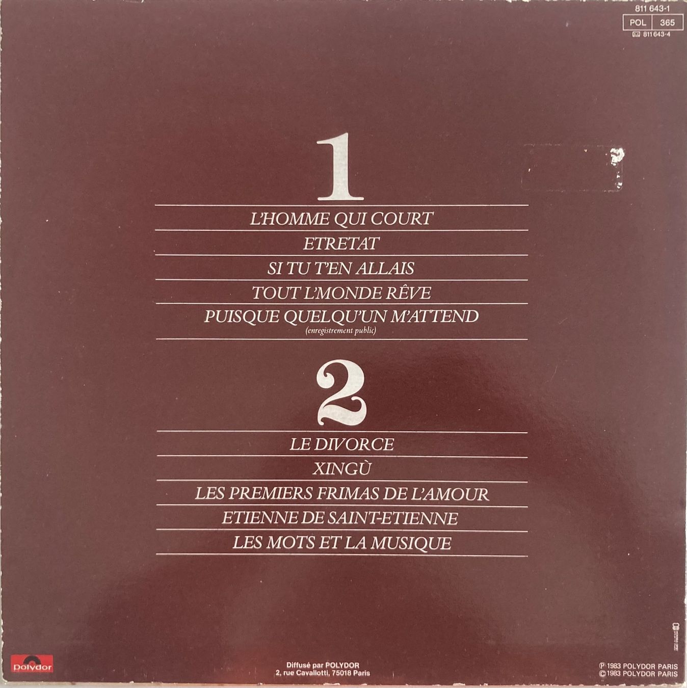 Dischi in vinile: MARTINE CLÉMENCEAU - MARTINE CLÉMENCEAU – Usato da Poliez-Pittet venduto da Newtown-Records 1