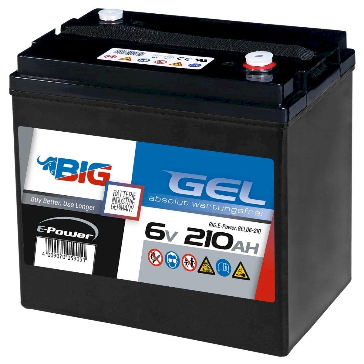 Batterie: BIG E-Power GEL 6V 210Ah – Nuovo e nell'imballaggio originale da Bottighofen venduto da zaap 1