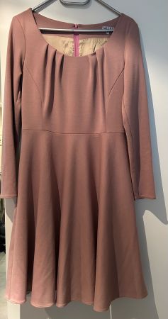Langarm Kleid gefüttert Gr. 38