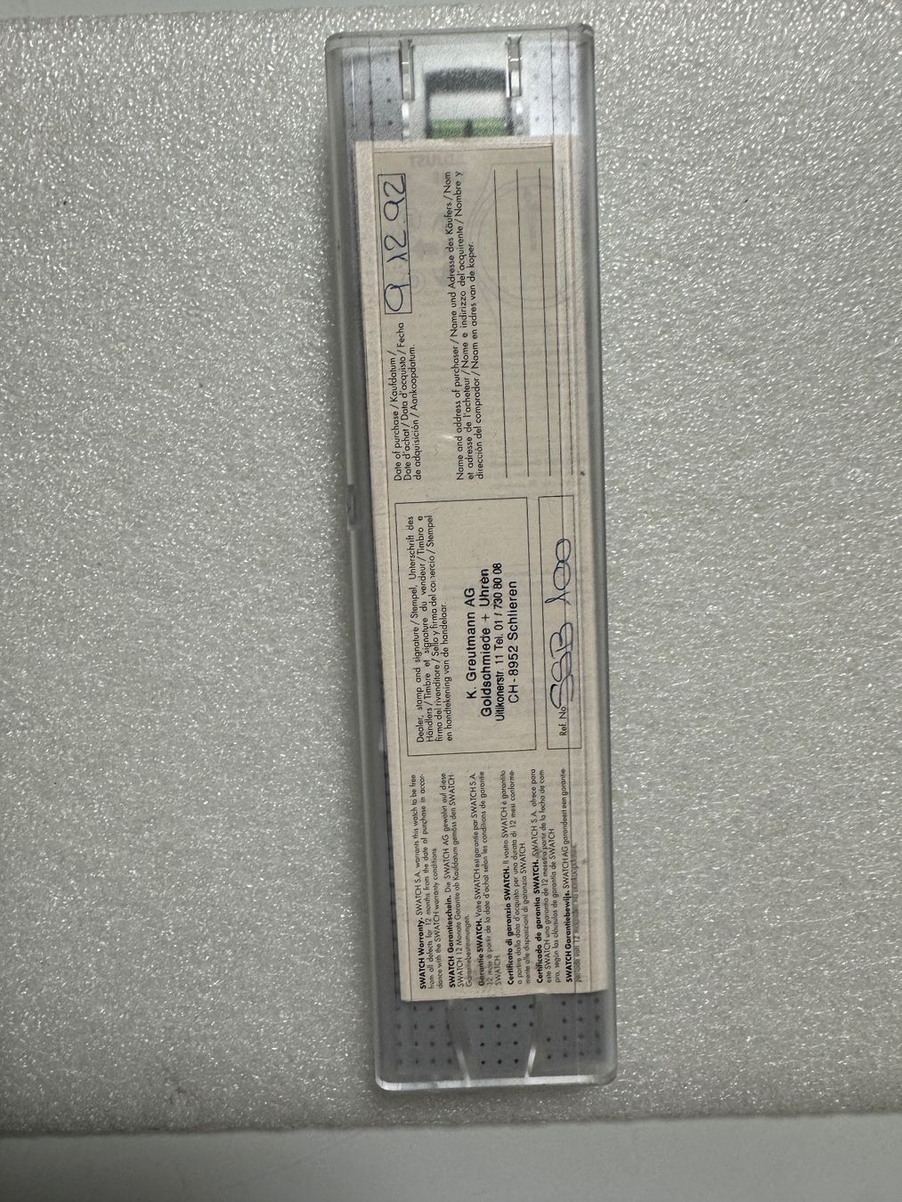 Swatch Orologi: SWATCH STOP WATCH JESSE RUSH SSB100 NEU – Nuovo e nell'imballaggio originale da Schaffhausen venduto da vasco016 9