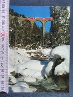 BAHN SCHWEIZ RhB BAHN LANDWASSER-VIADUKT FILISUR GR AK