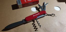 Div. MONT 9 Militar Wenger Rot Sackmesser Messer