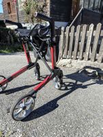 Rollator Birkenrot EVA höhenverstellbar rot gebraucht