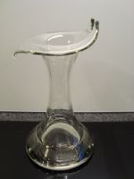 Moderne Glasvase, Blumenvase, Dekovase 26 cm hoch