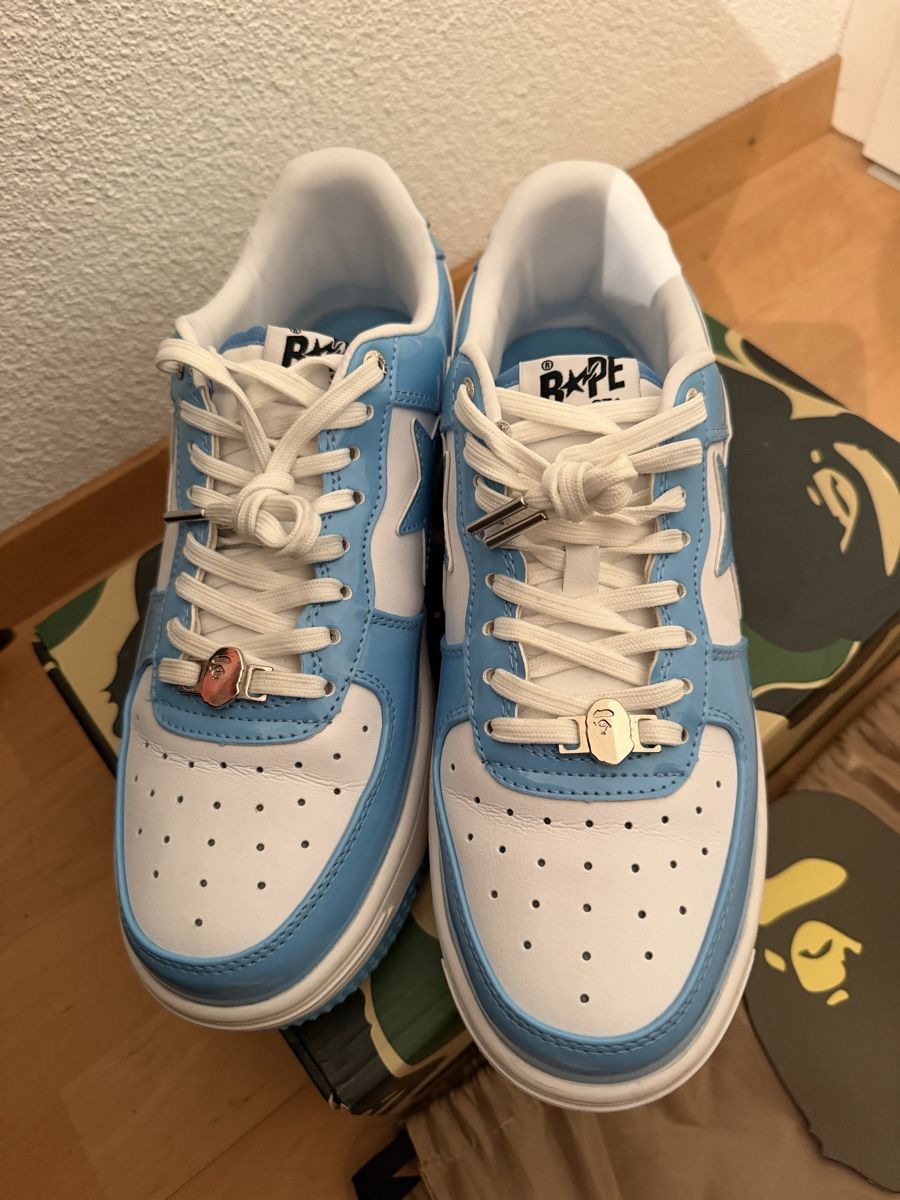 Bape Scarpe da uomo: Bape Sta weiss blau g 45  – Nuovo (secondo la descrizione) da Belp venduto da B7L0 4