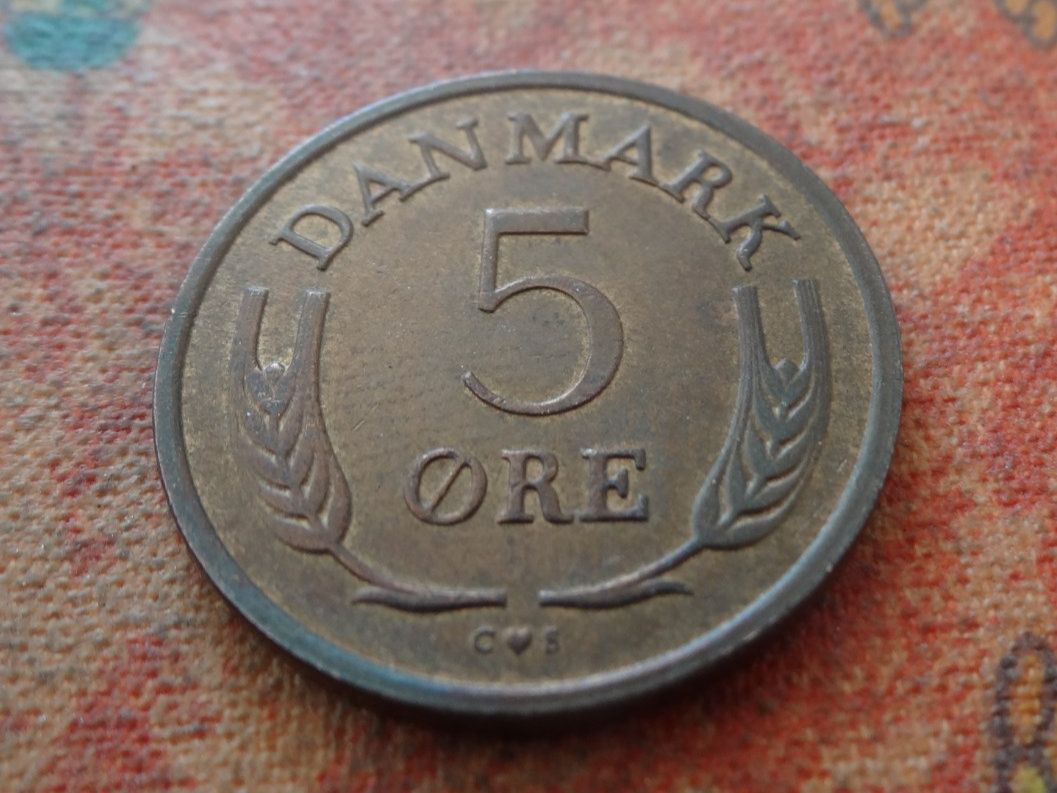 Toutes les monnaies: DANEMARK  5  Ore  1971 – D'occasion à Romanel-sur-Lausanne par Swift13 1