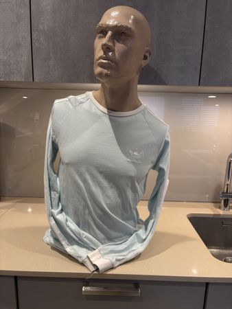 Adidas Langarmshirt hellblau Grösse S guter Zustand