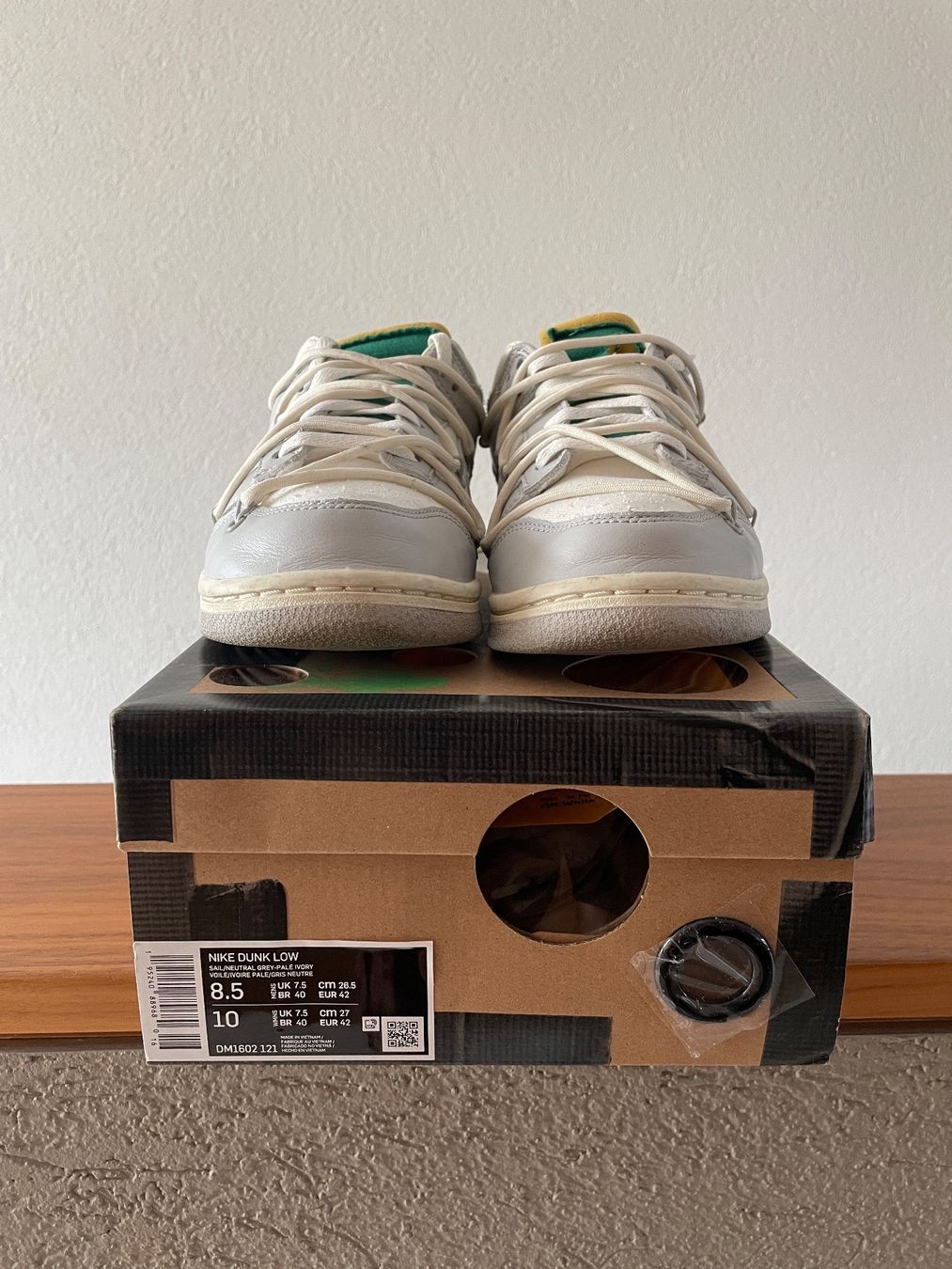 Off-White Herrenschuhe: Nike Dunk Low Off White Lot 25 EU 42 – Gebraucht aus Erlinsbach von sasneakers 1
