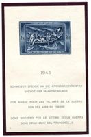 1945 Spende Block Nr. W 21 postfrisch