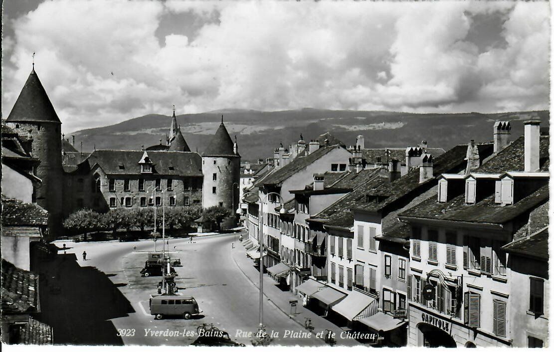 Cartoline postali: Yverdon - les - Bains – Usato da Hochdorf venduto da Ziegel-16