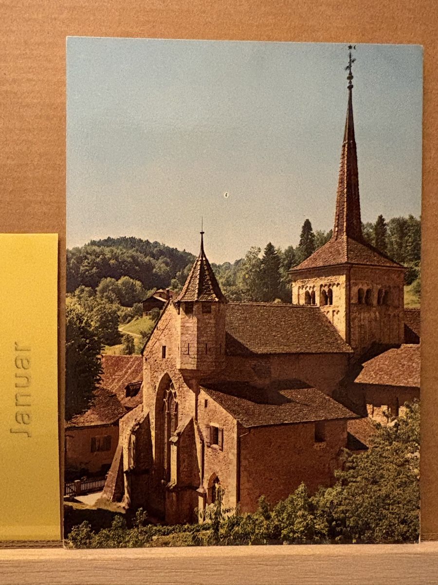 Cartoline postali: AK von Kirche in Romainmôtier – Usato da Rümlang venduto da Kartenpost1