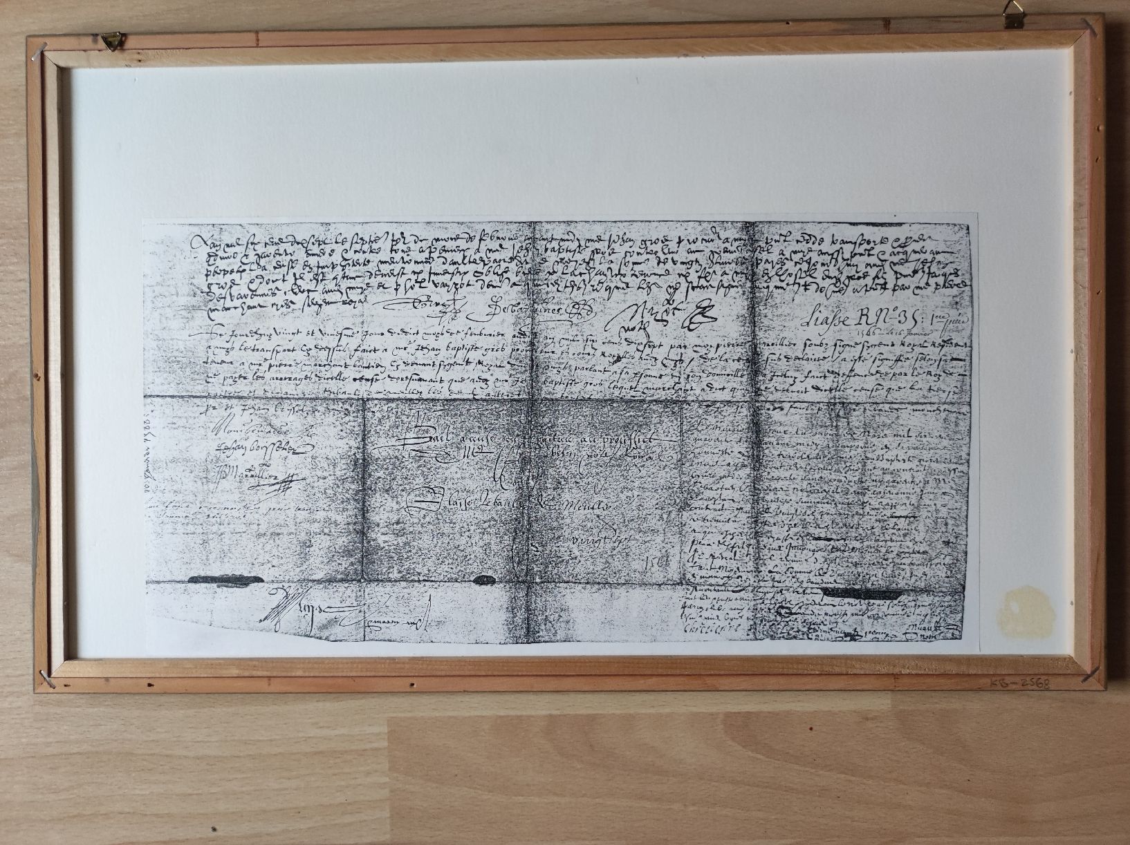 Dokumente: MANUSKRIPTE - MITTELALTER 1566 – Gebraucht aus Goldach von Gaip 1