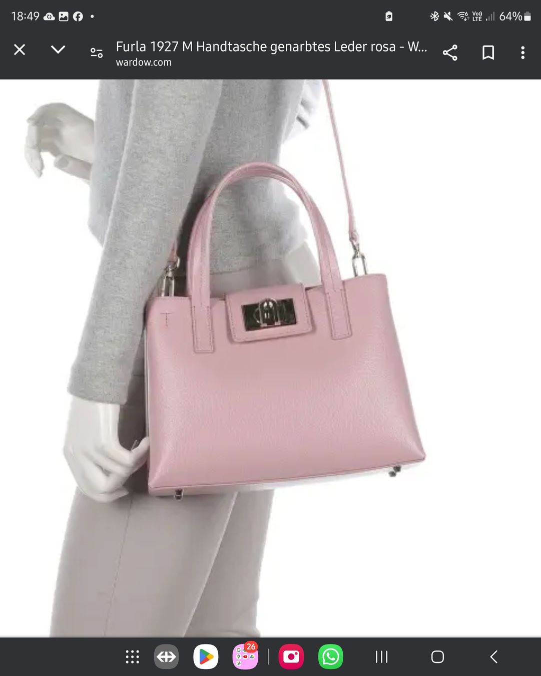 Furla Taschen für Damen: Furla Tasche altrosa originalverpackt mit Staubbeutel – Neu und originalverpackt aus Binningen von Hofka64 5