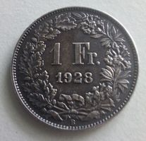 Schweiz 1 Franken 1928 B (Silber)