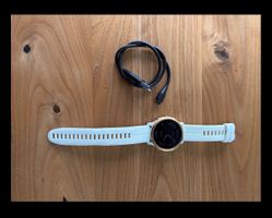 Garmin Fenix 6S Saphir Rosegold Smartwatch mit weissem Band