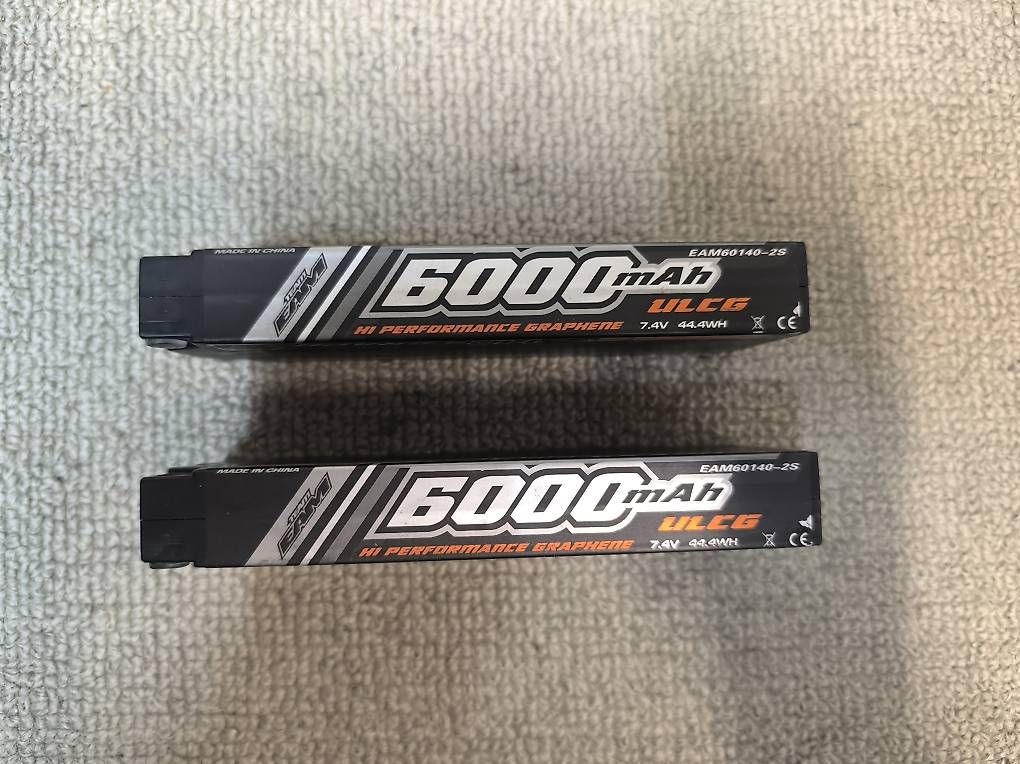 Batterie, Caricabatterie & Alimentatori: Lipo Akku EAM 6000 7.4V – Usato da Biel-Benken BL venduto da racer-87 1