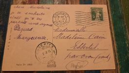 1915 Perfin auf Ansichtskarten